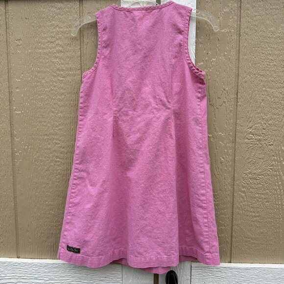 Matilda Jane Sleeveless Linen Cotton Shift Dress Girl’s Size 10 Pink - Picture 2 of 6